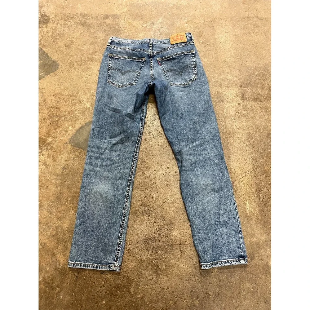 Levi's 541 Athletic Straight Jeans Mens 31x32 Blue Whiskering Denim Medium Wash‎